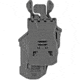 BlackHawk T-Series L2C Compact Holsters, Glock 43/Glock 43X, Right Hand, Matte Black, Black, 410768BKR