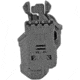 BlackHawk T-Series L2C Holster for Glock 20 Glock 20/21/37/38, Right Hand, Black, 410713BKR