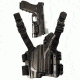 BlackHawk 430200BK-R Level 2 Light Bearing Tactical Holster for Pistols with M-3 / M-6 - TRL-1 / TRL-2 Lights