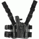 BlackHawk SERPA Level 3 Tactical Holsters, Glock 20/Glock 37/Glock 38/Glock 21/Glock 21SF, Left Hand, Matte, Black, 430613BKL