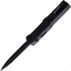 Blackjack OTF Bayonet Automatic Folding Knife, 4.63in Closed, 3.38in Black Matte 154CM SS Blade, Black Matte Aluminum Handle, Nylon Case, 54029-EXLBJ