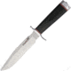 Blackjack Classic Model 7 3V Steel Fixed Blade Knife, 7in, Standard Edge, Satin, Black, Canvas Micarta Handle BCB7BM3V