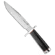 Blackjack Knives BlackJack Classic Model 7 Fixed Blade Knife Black Micarta 7" Satin, Black, A2, adult, BHQ-16841