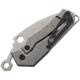 Bladerunners Systems Fragment Framelock Folding Knife, 2.25in Stonewash Cpm S35Vn SS Wharncliffe Blade, Gray Titanium Handle, Pocket Clip, Hexagonal Front Flipper Tab, Black Synthetic Zippered Storage Case, FRAGMENTSTANDARD