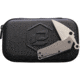 Bladerunners Systems Fragment Framelock Folding Knife, 2.25in Stonewash Cpm S35Vn SS Wharncliffe Blade, Gray Titanium Handle, Pocket Clip, Hexagonal Front Flipper Tab, Black Synthetic Zippered Storage Case, FRAGMENTSTANDARD
