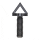Blitzkrieg Components AR-15 Chevron Front Sight Post w/ No Tool, Black, ARCFS05B