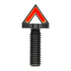 EDEMO Blitzkrieg Components AR-15 Chevron Front Sight Post w/ No Tool, Orange, ARCFS08O, EDEMO1