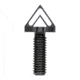 Blitzkrieg Components AR-15 Chevron Front Sight Post w/ No Tool, White, ARCFS08W