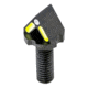 Blitzkrieg Components AR-15 Chevron Front Sight Post w/ Tritium Dot And No Tool, Green, ARCFS08LGTD