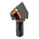 Blitzkrieg Components AR-15 Chevron Front Sight Post w/ Tritium Dot And No Tool, Orange, ARCFS08OTD