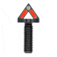 Blitzkrieg Components AR-15 Chevron Front Sight Post w/ Tritium Dot And No Tool, Orange, ARCFS08OTD