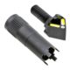 Blitzkrieg Components AR-15 Chevron Front Sight Post, Tritium Dot, w/ Tool, Luminescent Green, ARCFS08LGTDT