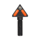 Blitzkrieg Components Benelli/Beretta Chevron Front Sight Post, Orange, BNCVOTD2