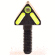 Blitzkrieg Components Benelli/Beretta Chevron Sight Post, Tritium Dot, Luminescent Green, BNCVLGTD3