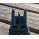 Blitzkrieg Components Magpul MBUS Gen 3 Flat Tritium Circle Dot Sight Post, Green Circle, MP3FCD12GTD