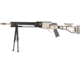 BLK LBL Q Fix Handguard w/ Integral Bipod, Grey, 14 in, BL-Q FIX-B-14-GRY