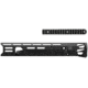 BLK LBL Q Fix Handguard w/ Integral Bipod, Grey, 14 in, BL-Q FIX-B-14-GRY