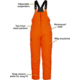 Blocker Outdoors Shield Drencher Insulated Bib - Men's, Blaze Orange, Medium, 1055225-1261400