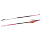 BloodSport Justice Arrows 350 2 in. Vane 6 pk., Black, Black, BLS-BLDS135