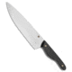Blue Collar Blades Custom Chef's Kitchen Knife, 8.00in, AEB-L Steel, Drop Point Blade, Carbon Fiber, Black Handle, Black/Gray, 13.00 inch, BHQ-205659