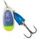 Blue Fox Classic Vibrax 02, Sinking, 2-11/25in, 3/16oz, Blue Scale/ Chartreuse Tip UV, 60-20-316IC