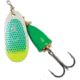 Blue Fox Classic Vibrax 02, Sinking, 2-11/25in, 3/16oz Green Scale/ Chartreuse Tip UV, 60-20-315IC