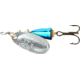 Blue Fox Classic Vibrax Spinner, 3/8 oz, Silver/Chrome Blue, 60-40-105IC