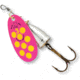 Blue Fox Classic Vibrax Spinner, 7/16 oz, Hot Pink/Fluorescent Yellow/Silver UV, 60-50-328ICIC