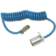 Blue Ox Coiled Electrical Cable 7 Way Round To 6 Way Socket, BX88206