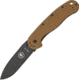 Blue Ridge Knives Avispa Coyote Brown Black Knife, Coyote Brown/Black BRK1301CBB