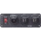 Blue Sea Systems 4355 BelowDeck Panel - 15A Circuit Breaker, 12V Socket, 2x 2.1A Dual USB Chargers 64344