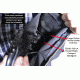 Blue Stone Safety Concealment Vest, Black, XL 40-43 C566-004