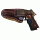Blue Stone Safety Leather Belt Clip Holster With Sheep- Glock23, MAHAGONY BC26-VTS-GL23-MAH-LH