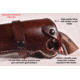 Blue Stone Safety Wild Bill Holster 6in Barrel /Left Hand, Mahogany, Revolvers