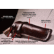 Blue Stone Safety Wild Bill Holster 6in Barrel /Right Hand, Mahogany, Revolvers