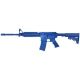 Blueguns Colt M4 Training Guns, Not Weighted, No Light/Laser Attachment, Rifle, Flat Top Open Stock, Blue, FSM4FT