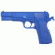BLUE TRAINING GUNS - BROWNING HI POWER COCKED &amp; LOCKED