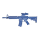 Blue Training Guns by Rings M4cmd Flttopcstckfrailacog Wbk - FSM4CFTRCSACOGWB