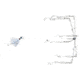 Blue Water Candy 6 Arm Umbrella with Jig