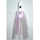 Blue Water Candy Bullet Jag, 9in, 3-1/4oz, Crystal Skirt/White Head, 55016