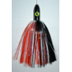 Blue Water Candy Bullet Jag, 9in, 3-1/4oz, Red/Black Skirt/Red Head, 55014