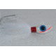 Blue Water Candy Grinning Gus Fishing Jig, 3 oz, White Skirt/White Head, 50003