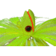 Blue Water Candy Grinning Gus Parachute Lure, Chartreuse Skirt/Chartreuse Head, 6oz, 60011