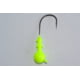 Blue Water Candy X-Eyed Ball Jig Head, 1/4 oz, Chartreuse 5/Pack, 24103