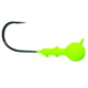 Blue Water Candy X-Eyed Ball Jig Head, 1/8 oz, Chartreuse 5/Pack, 23803