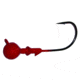 Blue Water Candy X-Eyed Ball Jig Head, 1/8 oz, Red, 5/Pack, 23805