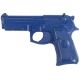 Blueguns Beretta 92F Compact Training Guns, Not Weighted, No Light/Laser Attachment, Handgun, Blue, FSB92FC