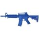 Blueguns Colt M4 Training Guns, Weighted, No Light/Laser Attachment, Rifle, Blue, Closed Stock, FSM4CCSW
