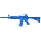 Blueguns Colt M4 Training Guns, Weighted, No Light/Laser Attachment, Rifle, Blue, Open Stock, Fwd Rail, 14" Barrel, FSM4R14W