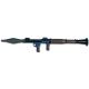 Blueguns Universal RPG-7 Training Guns, Not Weighted, No Light/Laser Attachment, Black, FSRPG7B